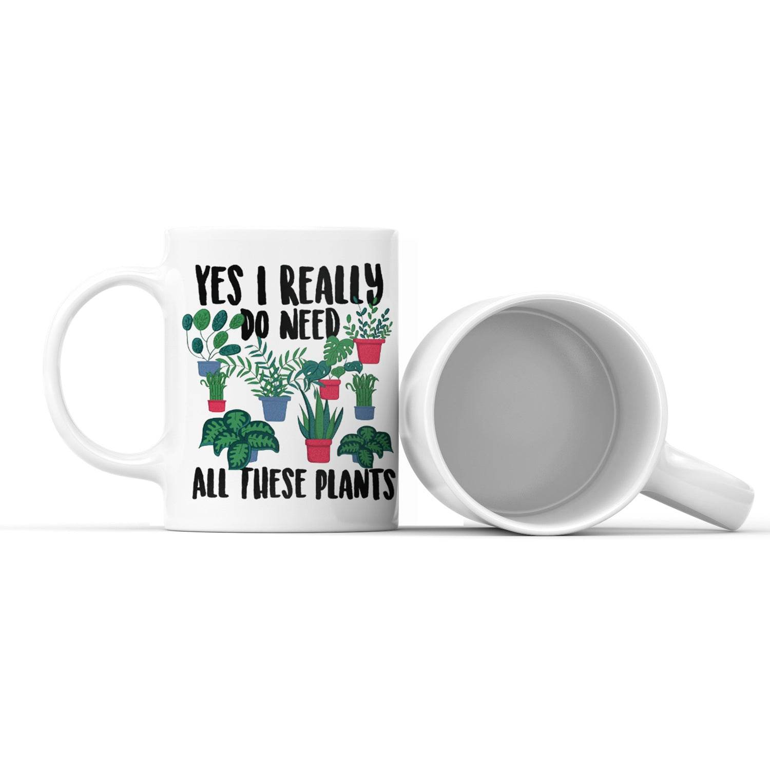Botanical Ceramic Coffee White Mug - Mubimart