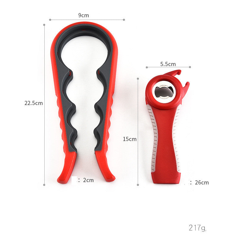 Bottle Opener Set Four In One Can Opener Twist - Mubimart -  