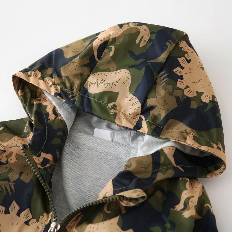 Boy jacket casual hooded jacket - Mubimart