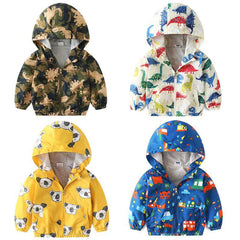 Boy jacket casual hooded jacket - Mubimart - Boy Hoodies 