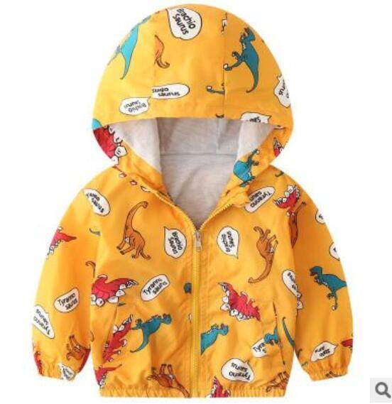 Boy jacket casual hooded jacket - Mubimart