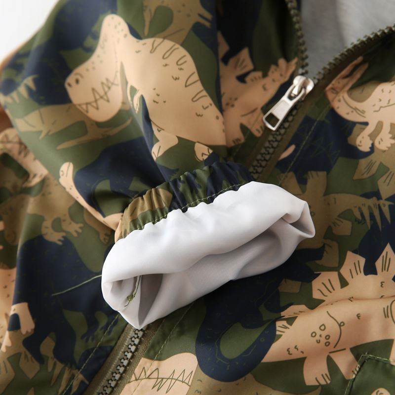 Boy jacket casual hooded jacket - Mubimart