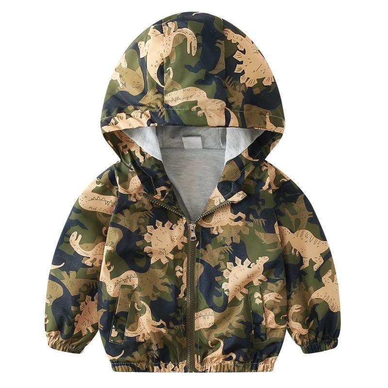 Boy jacket casual hooded jacket - Mubimart