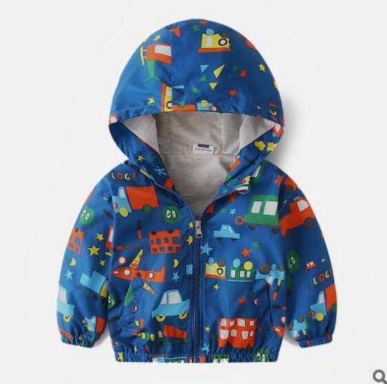 Boy jacket casual hooded jacket - Mubimart