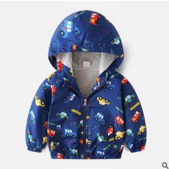 Boy jacket casual hooded jacket - Mubimart