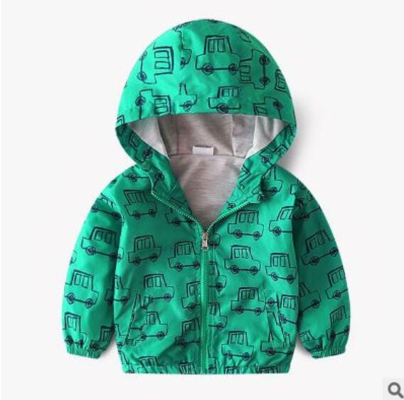 Boy jacket casual hooded jacket - Mubimart -  