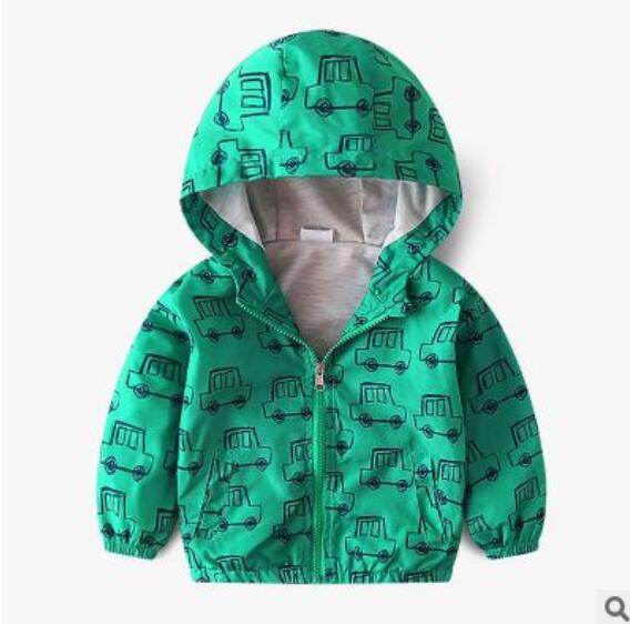 Boy jacket casual hooded jacket - Mubimart