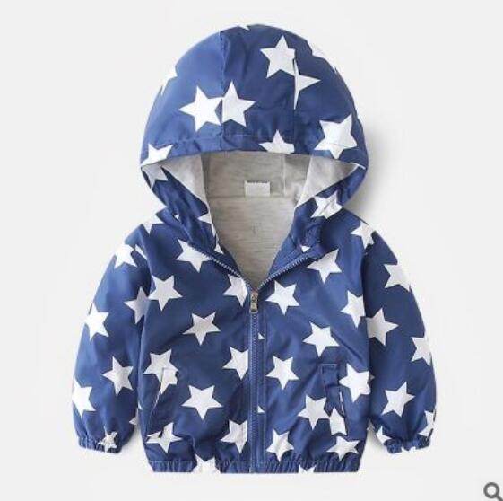 Boy jacket casual hooded jacket - Mubimart