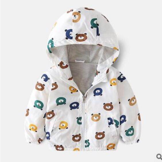 Boy jacket casual hooded jacket - Mubimart