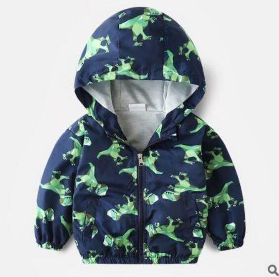 Boy jacket casual hooded jacket - Mubimart