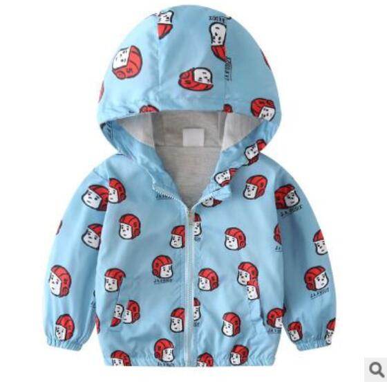Boy jacket casual hooded jacket - Mubimart