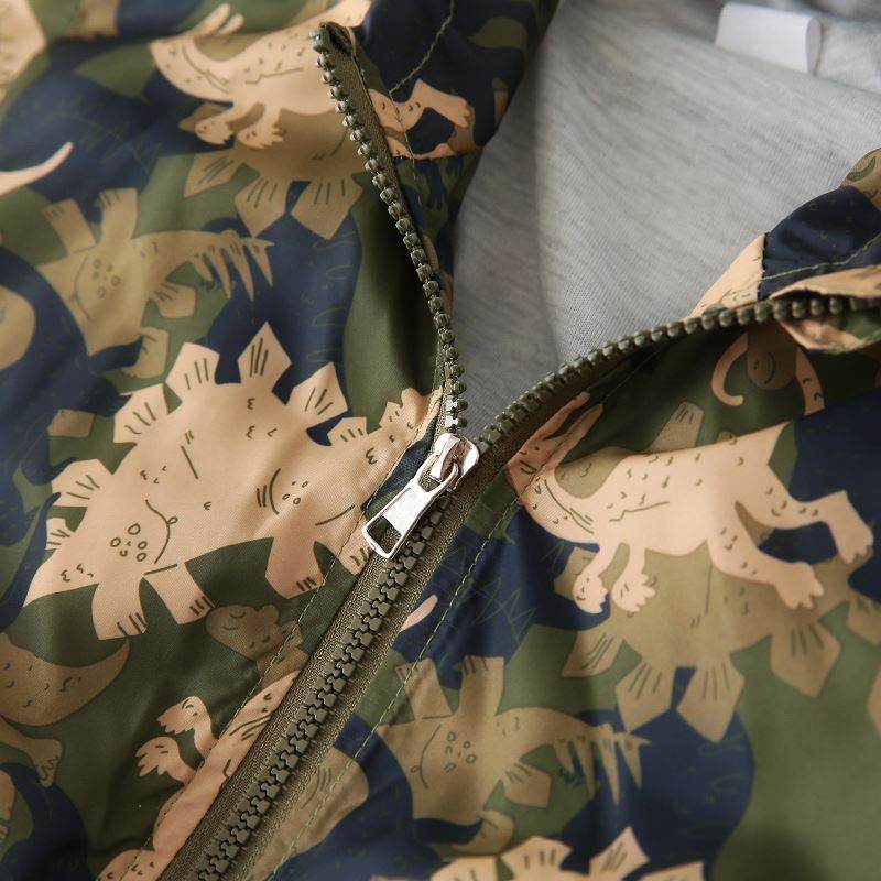 Boy jacket casual hooded jacket - Mubimart