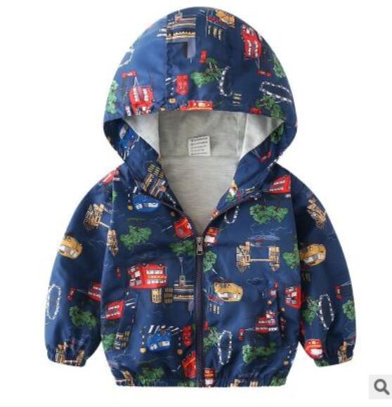 Boy jacket casual hooded jacket - Mubimart -  