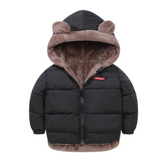 Boy's Cotton-padded Winter Jacket, Children's Cotton-padded Jacket, Double-sided Wear - Mubimart -  