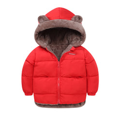 Boy's Cotton-padded Winter Jacket, Children's Cotton-padded Jacket, Double-sided Wear - Mubimart -  