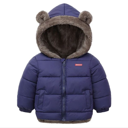 Boy's Cotton-padded Winter Jacket, Children's Cotton-padded Jacket, Double-sided Wear - Mubimart -  