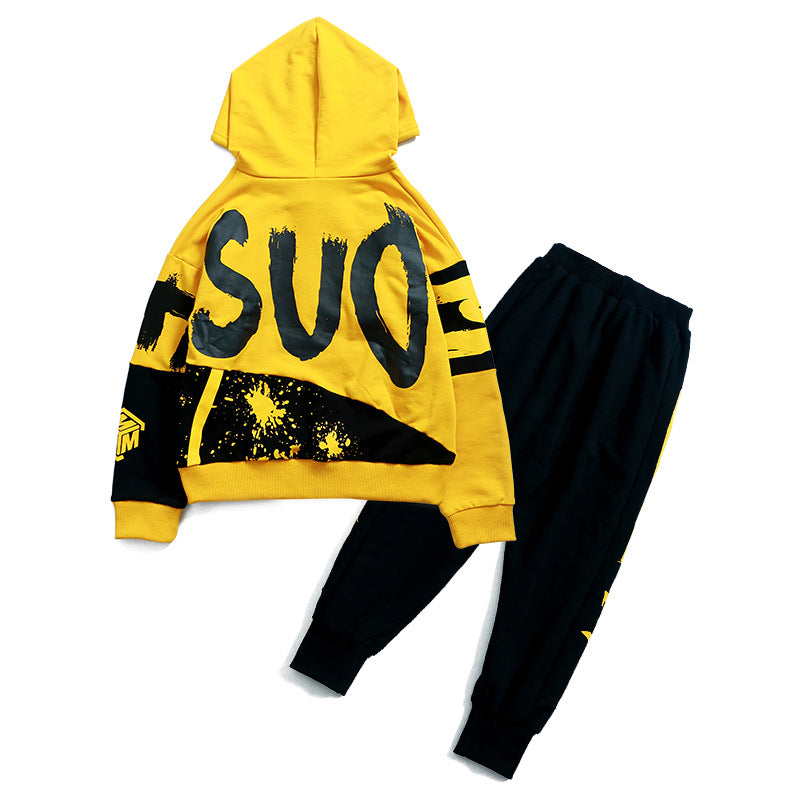 Boy's hooded sports suit - Mubimart -  