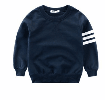 Boy's long sleeve round neck pullover - Mubimart