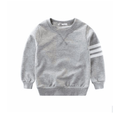 Boy's long sleeve round neck pullover - Mubimart