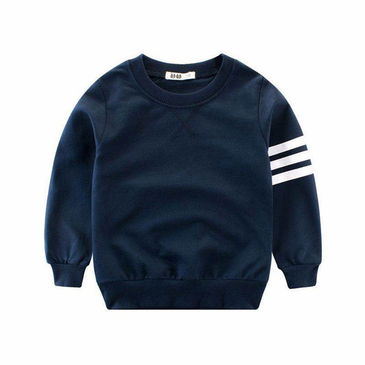 Boy's long sleeve round neck pullover - Mubimart