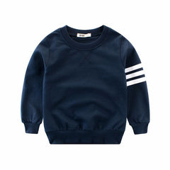 Boy's long sleeve round neck pullover - Mubimart -  