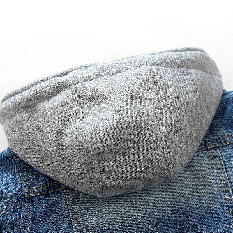 Boys And Children Washed Soft Denim Jacket - Mubimart