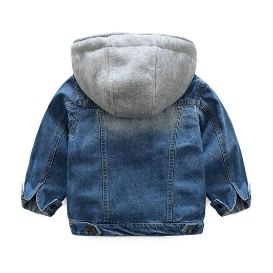 Boys And Children Washed Soft Denim Jacket - Mubimart
