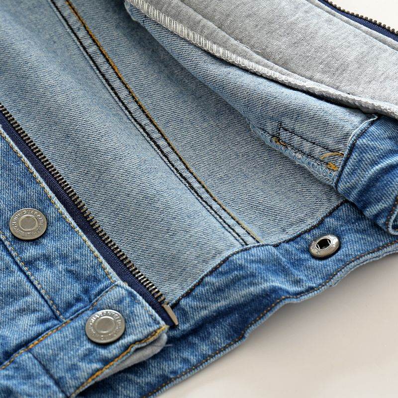 Boys And Children Washed Soft Denim Jacket - Mubimart