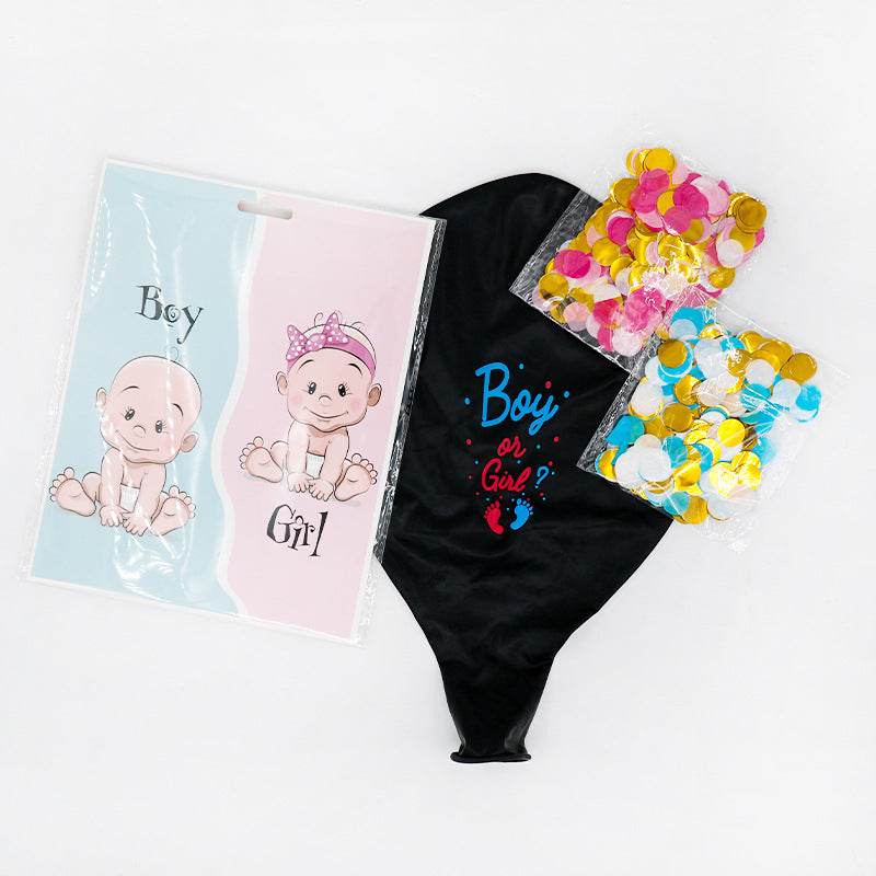 Boys And Girls Gender Revealed Latex Balloons - Mubimart