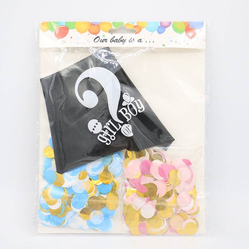 Boys And Girls Gender Revealed Latex Balloons - Mubimart