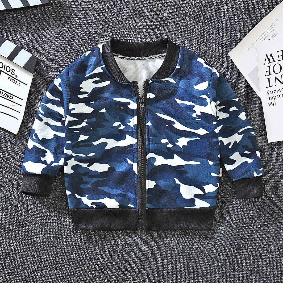Boys And Girls Jackets Korean Baseball Uniforms Children's Babies Casual Western Style - Mubimart