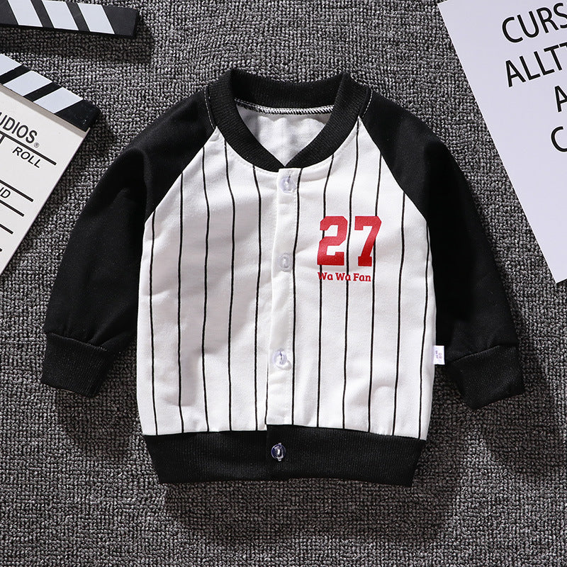 Boys And Girls Jackets Korean Baseball Uniforms Children's Babies Casual Western Style - Mubimart -  