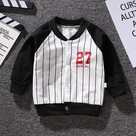 Boys And Girls Jackets Korean Baseball Uniforms Children's Babies Casual Western Style - Mubimart