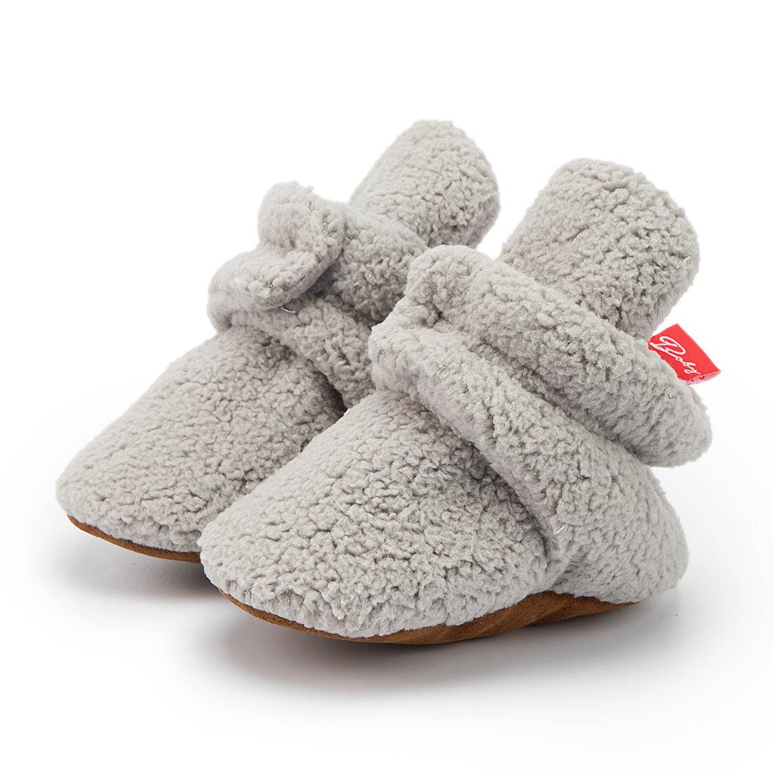 Boys' And Girls' Solid Color Soft-soled Cotton Shoes - Mubimart