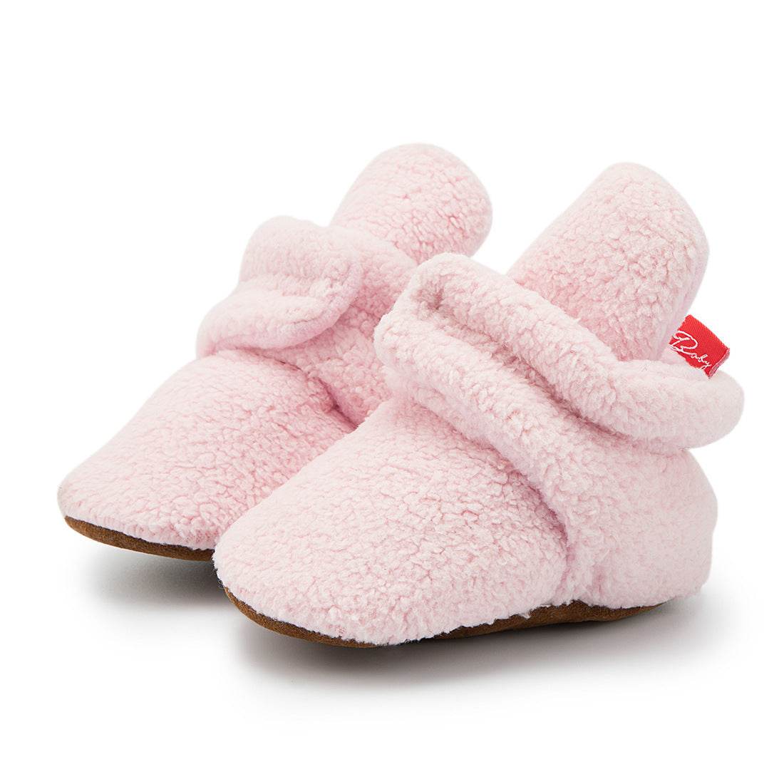Boys' And Girls' Solid Color Soft-soled Cotton Shoes - Mubimart