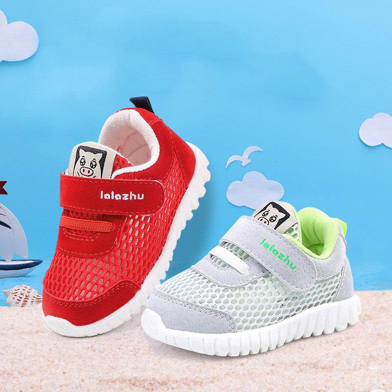 Boys' Breathable Sports Mesh Toddler Shoes - Mubimart