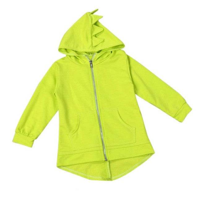 Boys Clothes Kids Baby Boy Jacket Dinosaur Hooded Coat - Mubimart
