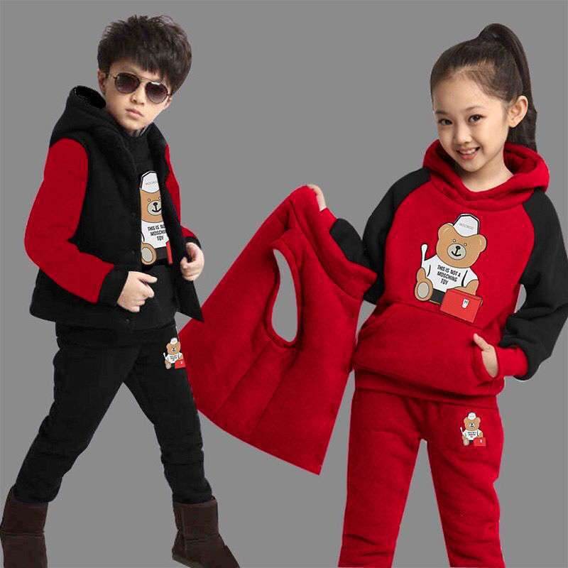 Boys Clothes Sport Suit Casual Boys Clothing 3ps Sets - Mubimart