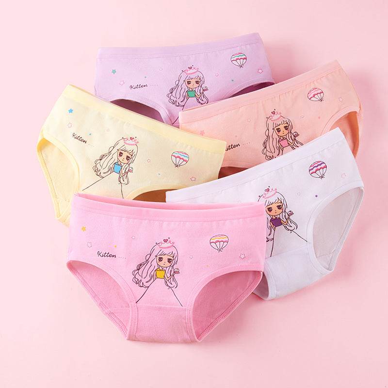 Boys' Cotton Cute Print All-match Panties - Mubimart