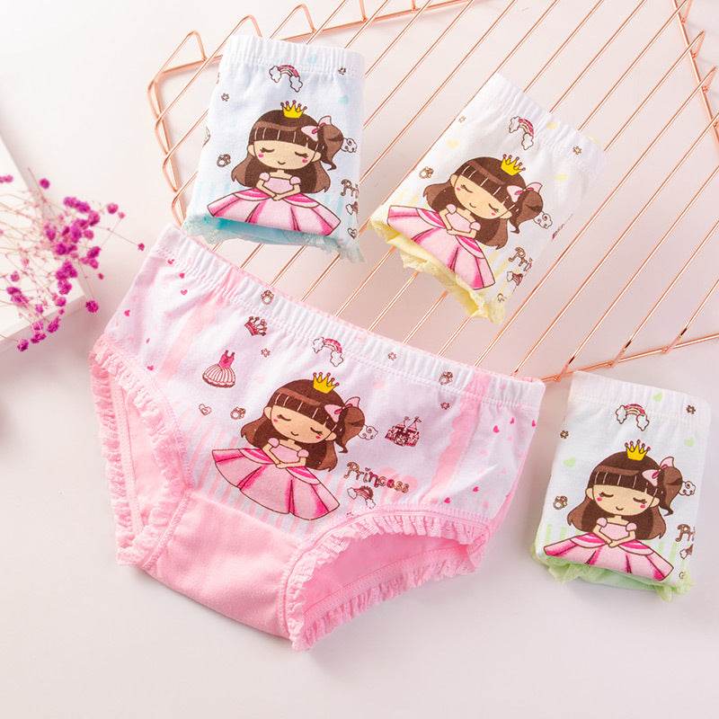 Boys' Cotton Cute Print All-match Panties - Mubimart