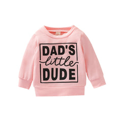 Boys Polyester Letter Grey Sweatshirt Top - Mubimart -  