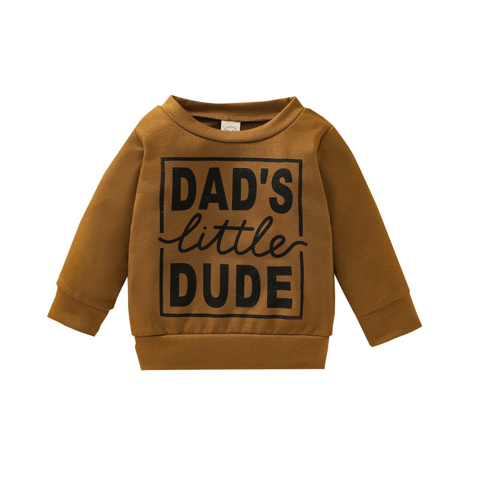 Boys Polyester Letter Grey Sweatshirt Top - Mubimart