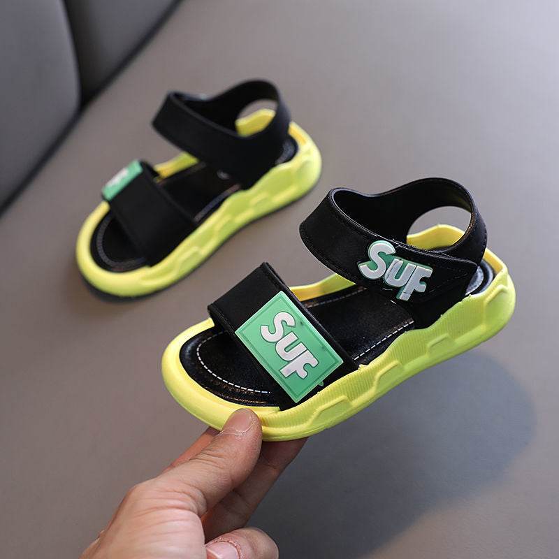 Boys Sandals Beach Shoes Soft Sole Baby Shoes - Mubimart
