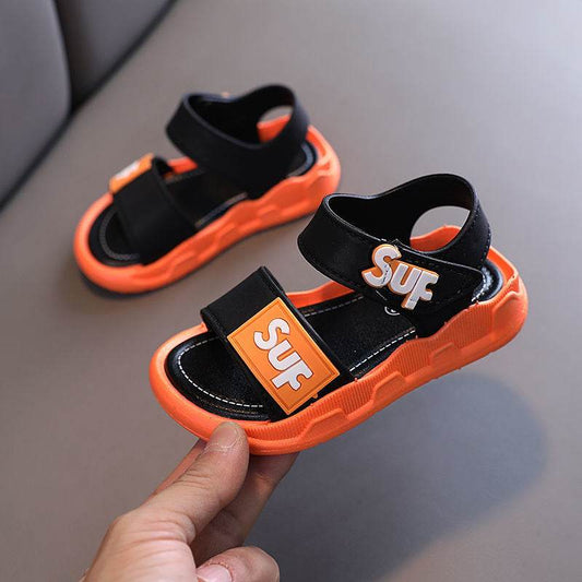 Boys Sandals Beach Shoes Soft Sole Baby Shoes - Mubimart