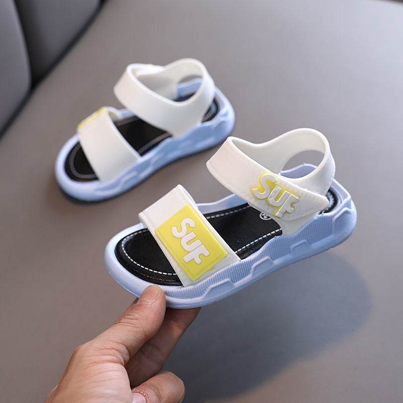 Boys Sandals Beach Shoes Soft Sole Baby Shoes - Mubimart
