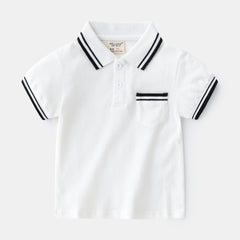 Boys' T-Shirt Summer Polo Shirt - Mubimart -  