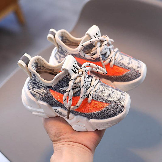 Boys and girls net sports shoes walking shoes - Mubimart