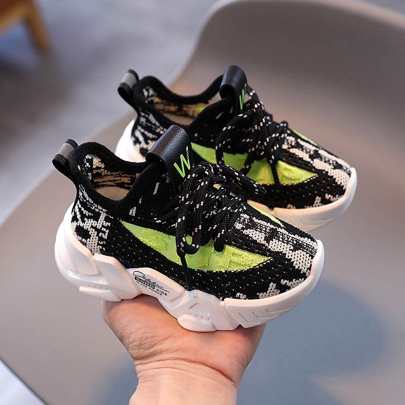 Boys and girls net sports shoes walking shoes - Mubimart