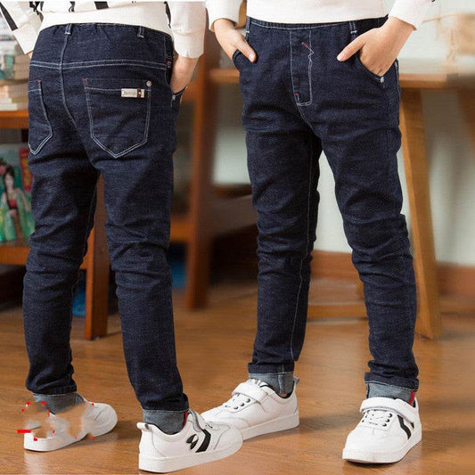 Boys plus fleece jeans - Mubimart