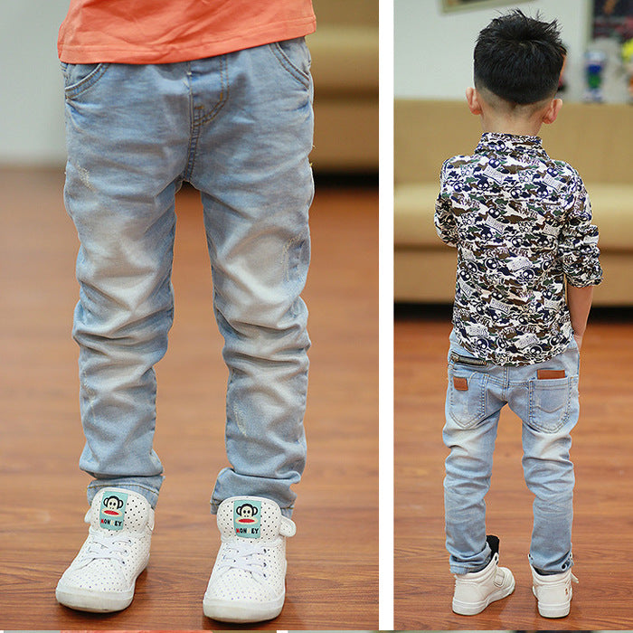 Boys spring and autumn pants - Mubimart -  